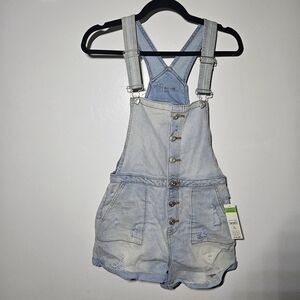 Light Blue Denim Overalls